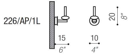 Aiardini Настенный светильник непрямого действия из латуни Sharon sun-id-1489166 - Вид №1