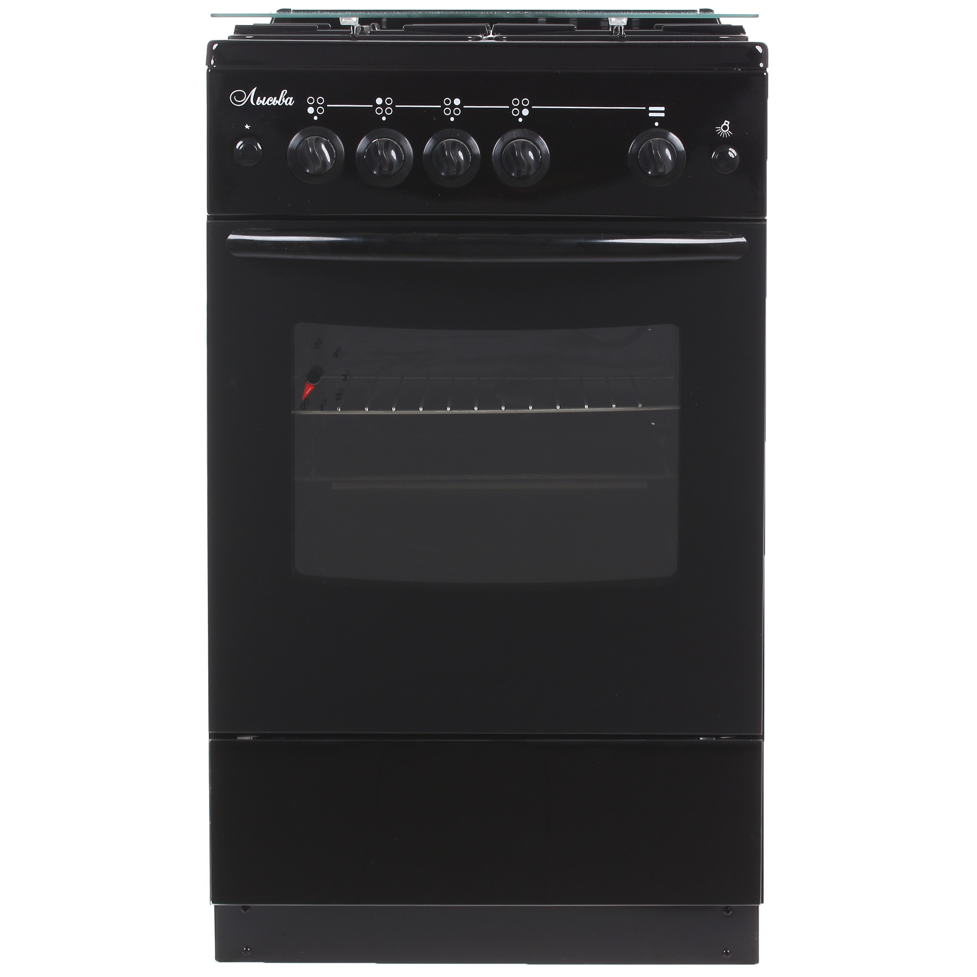 1155443 Газовая плита Лысьва ГП 400 М2С -2у черный STDN-0101530