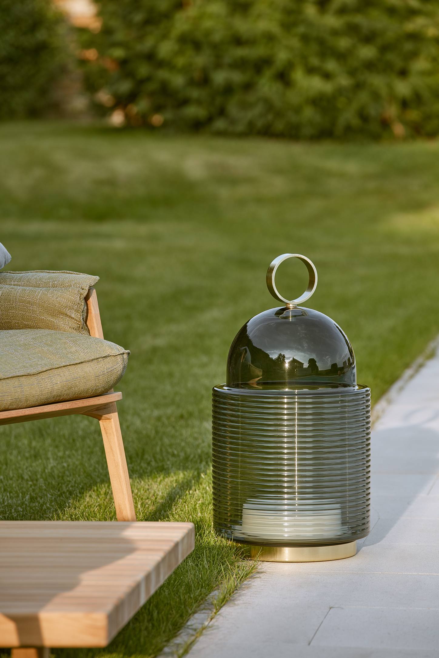 Батарея выдувное стекло светодиодный торшер BROKIS Dome Nomad ARCH-00098223 - Вид №14