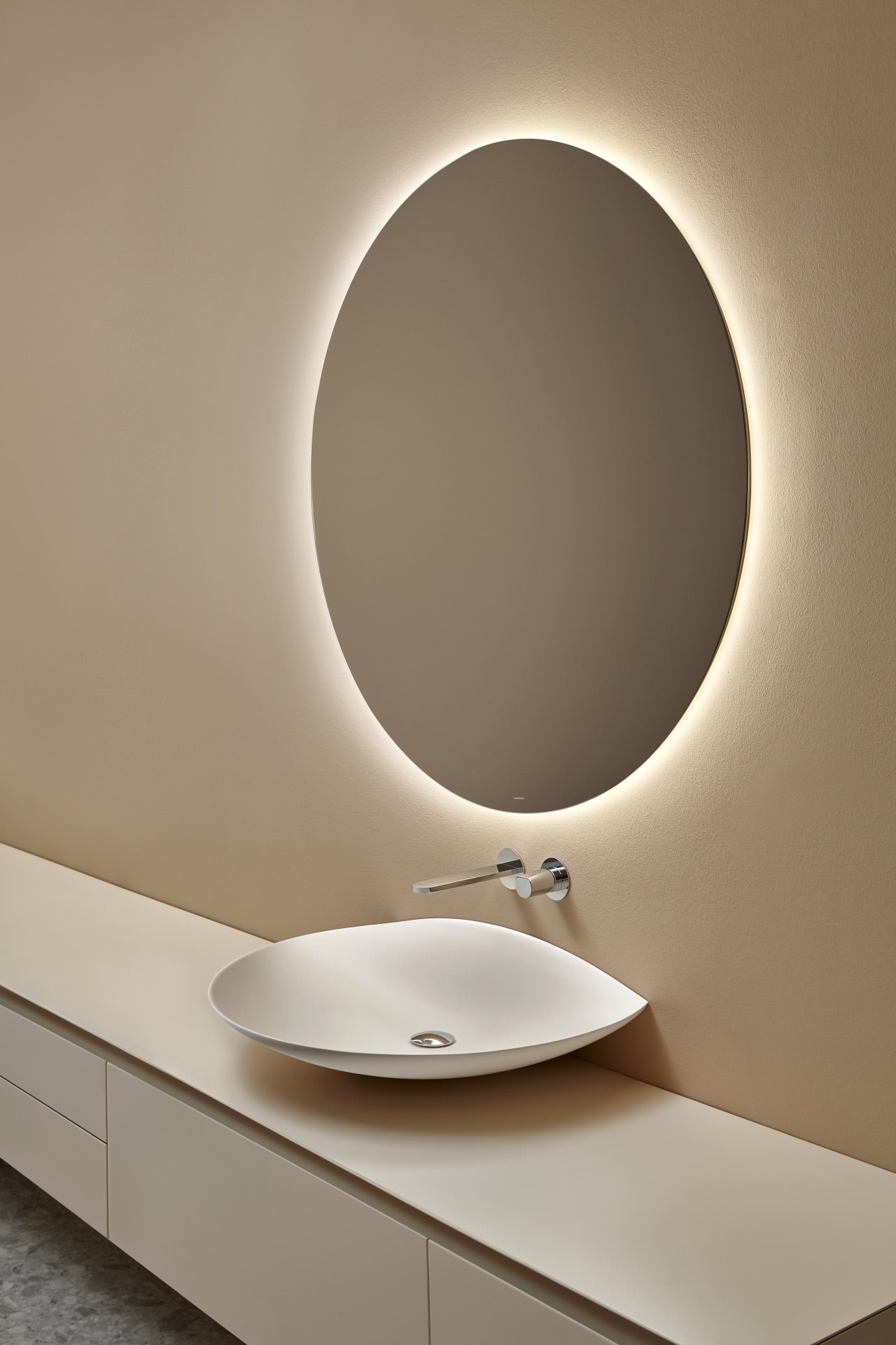 Venere Подвесная раковина настенная прямоугольная Antoniolupi  белая  - Вид №5