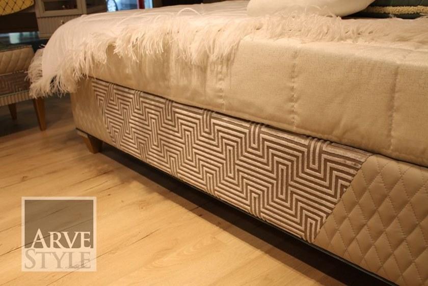 Arvestyle Двуспальная кровать с обивкой из ткани с высоким изголовьем Tiffany sun-id-1499988 - Вид №7