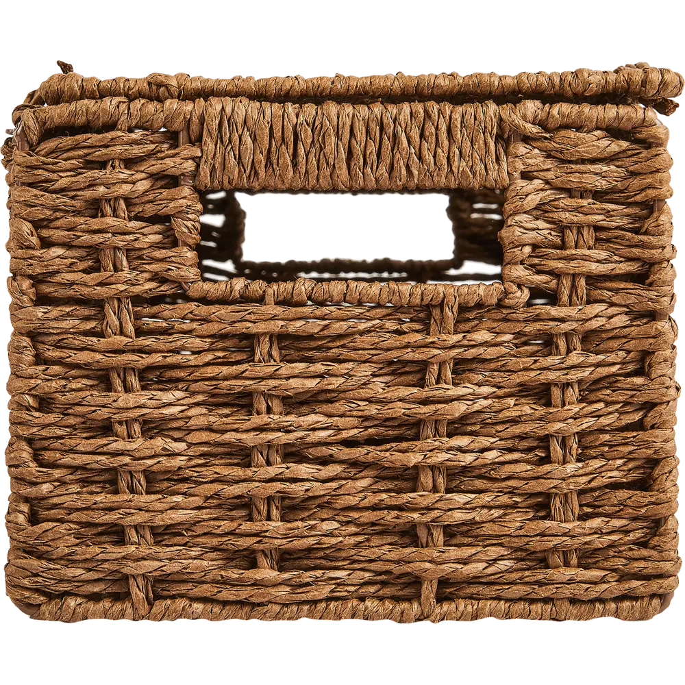 SPACEO Корзина с крышкой для хранения вещей из бумажных нитей 89344358 Kub STLM-1095942 - Вид №3