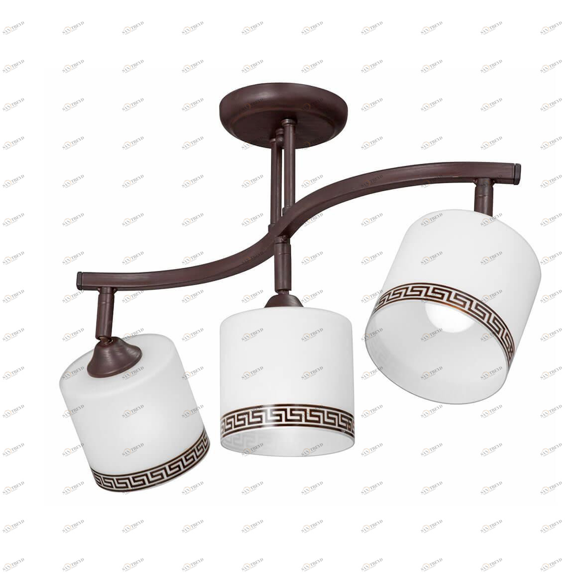 Спот потолочный с белыми стеклянными плафонами Vitaluce V3726-7/3PL VITALUCE  00-3924411 Белый 