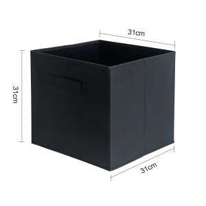 Короб-органайзер KONSENSA 31x31x31 см полиэстер цвет чёрный 89387980 STLM-2151668