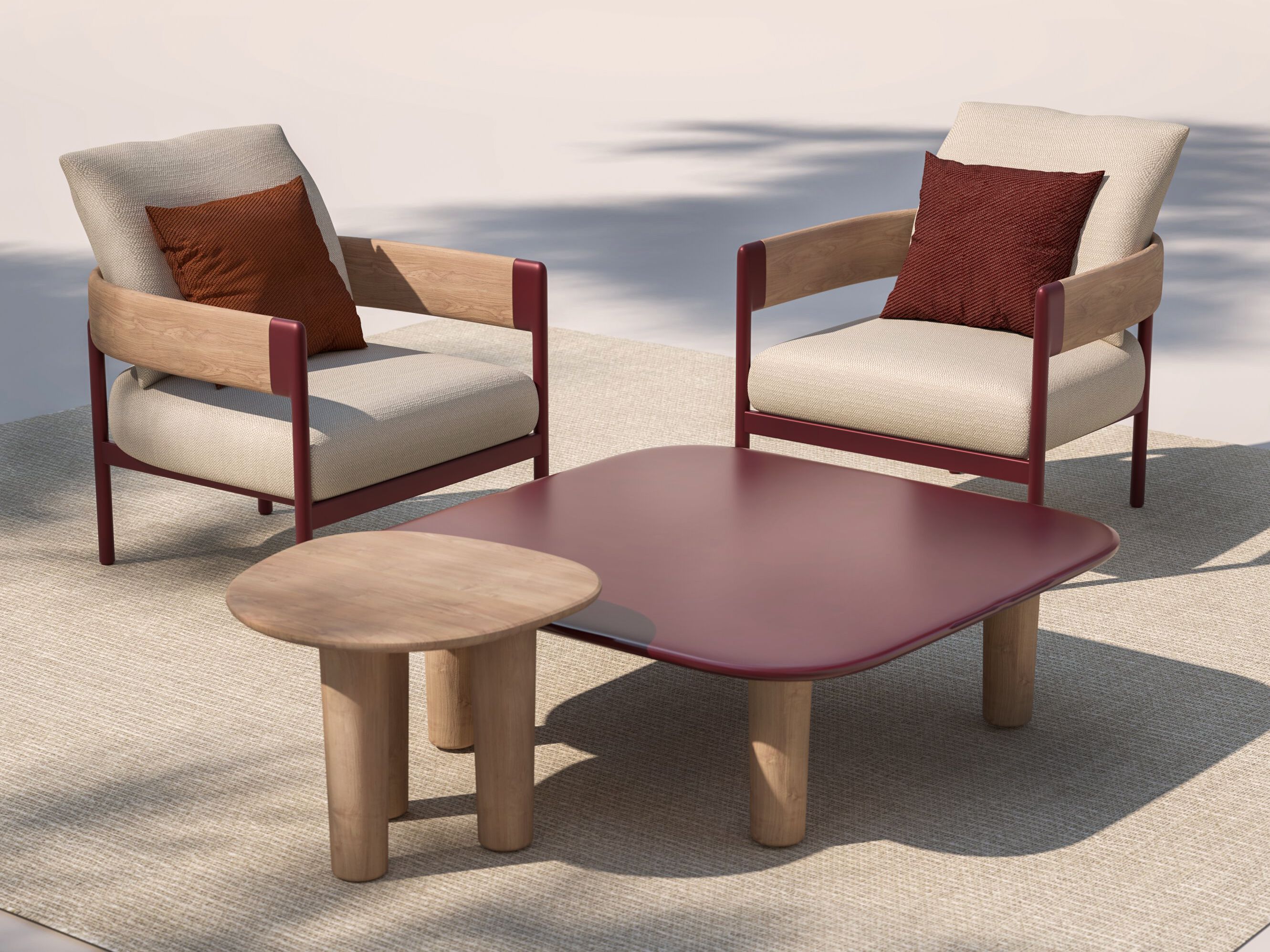 Деревянный садовый стул Talenti Flow ARCH-00003920