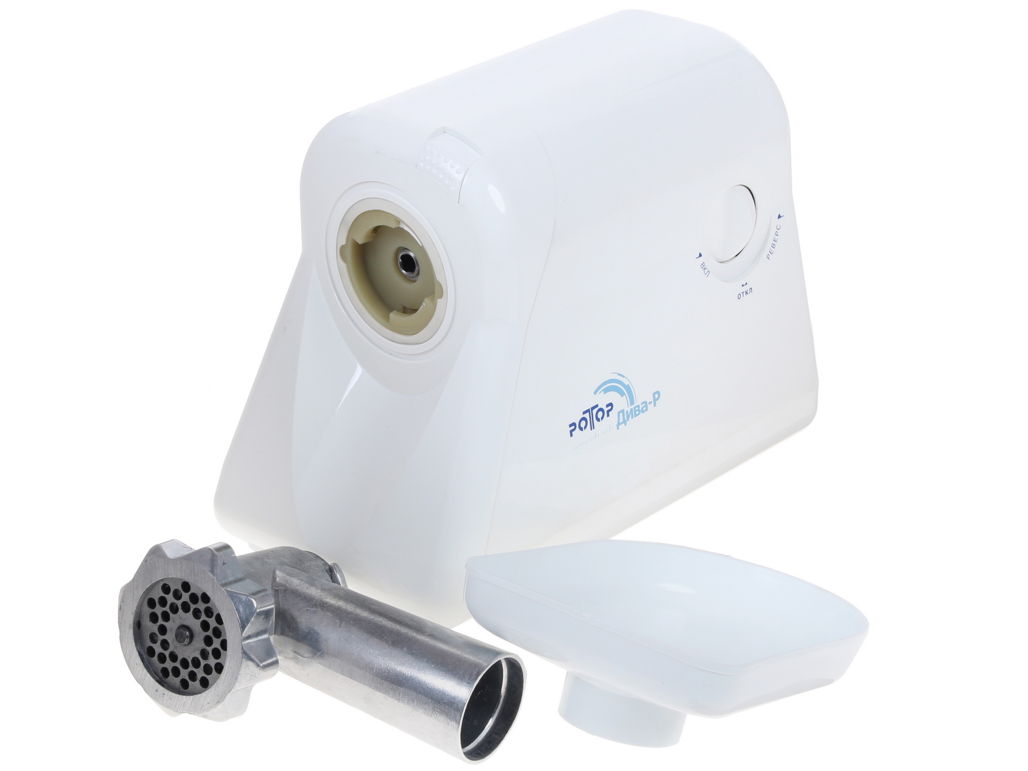 1112208 Мясорубка электрическая Ротор ДИВА-р ЭМШ 35/300-2 белый STDN-0076223 - Вид №6