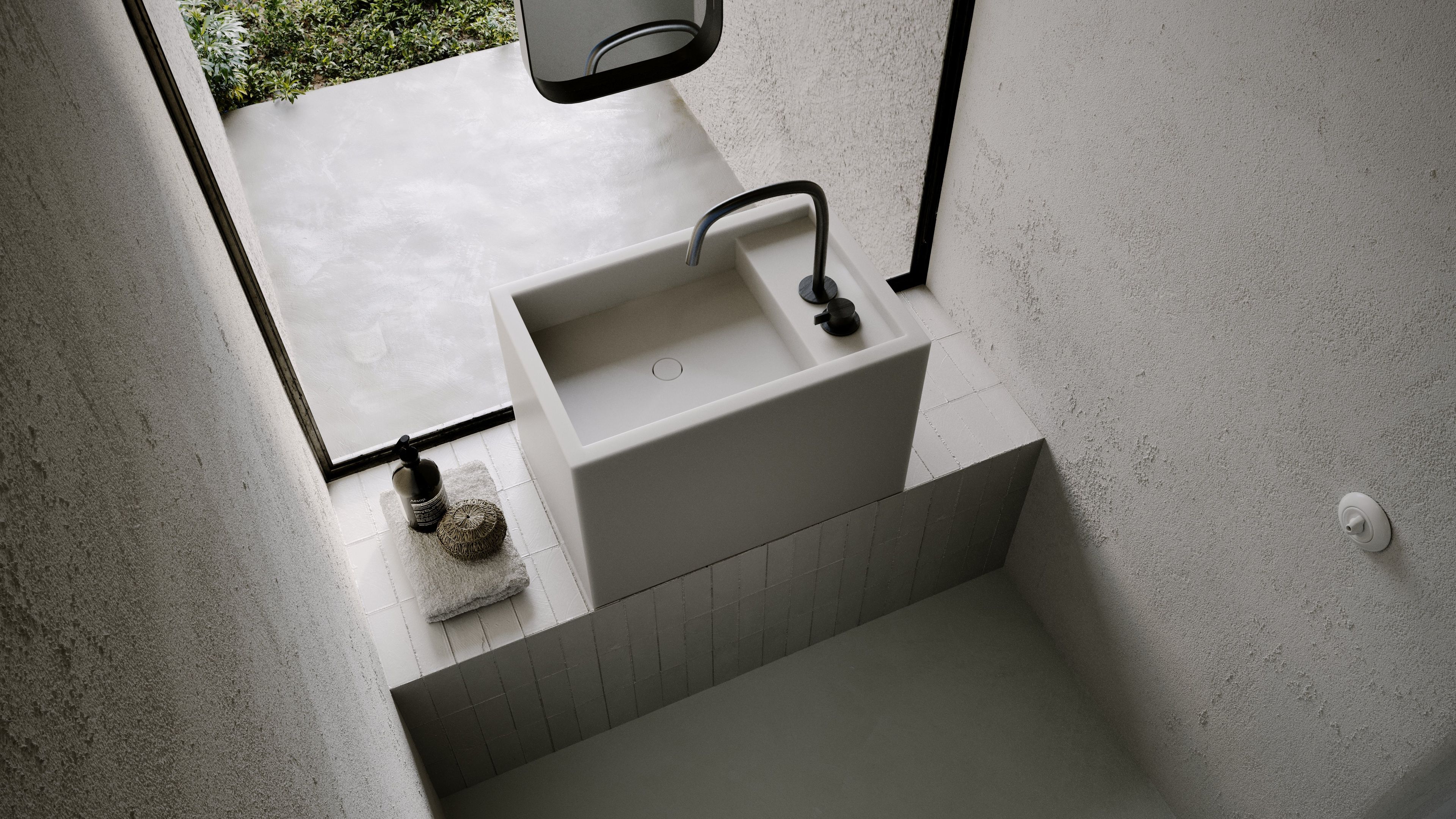 Одиночный подвесной умывальник из натурального камня COCOON Piet Boon ARCH-00052049 - Вид №42