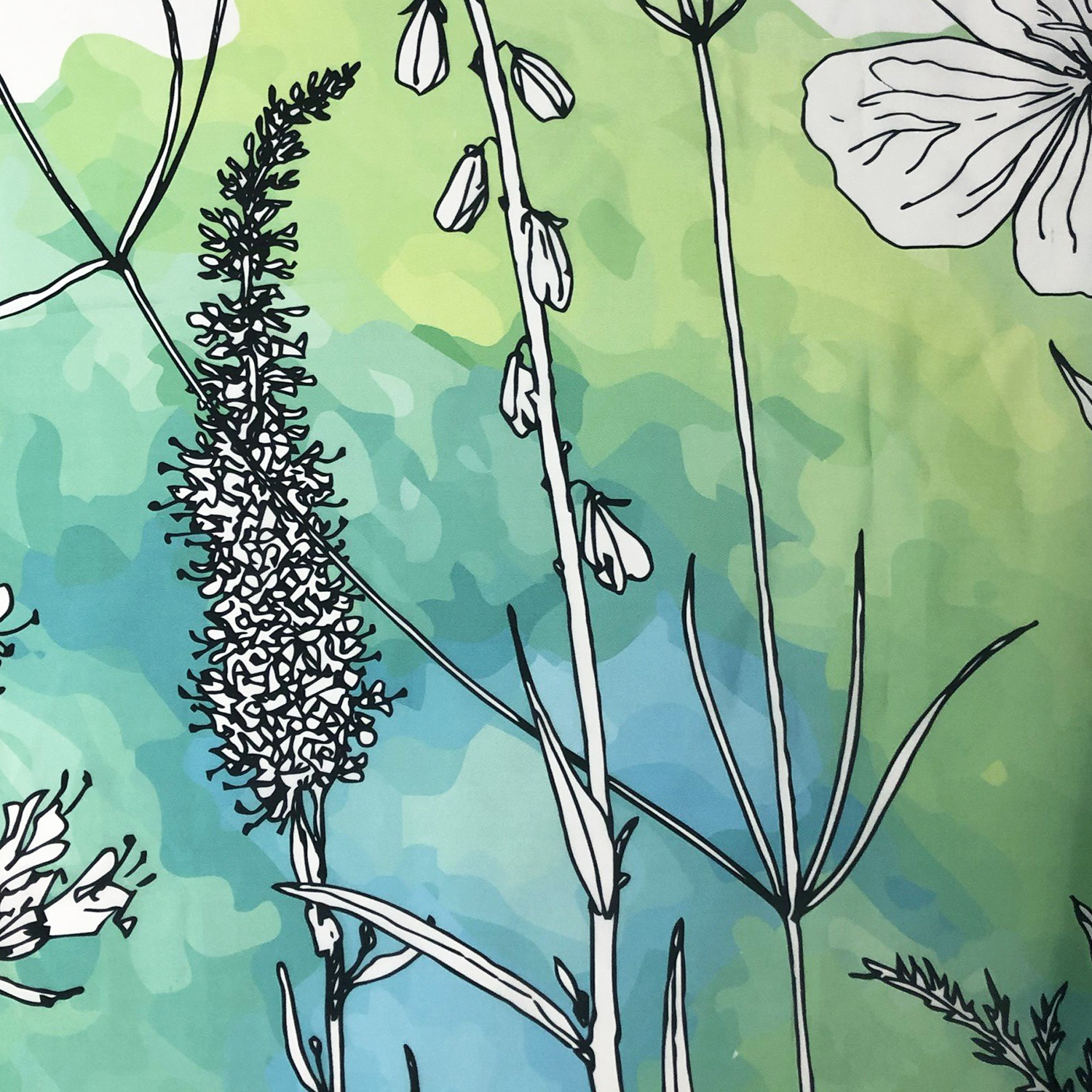 SC-39101 Dill Шторка для ванной WasserKRAFT  - Вид №2