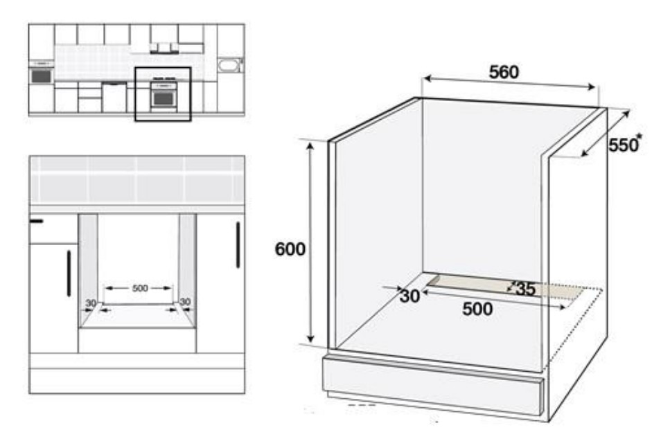 9225909 Электрический духовой шкаф SCHTOFF Decor 845 белый STDN-0065628 - Вид №5