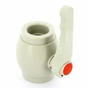 Кран 40 полипропилен шаровой ручка FV-PLAST