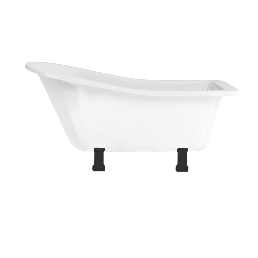 Burlington Бакингемские тапочки для ванн со стандартными ножками с ножками Period в Chrome E6 E9 CHR  - Вид №8