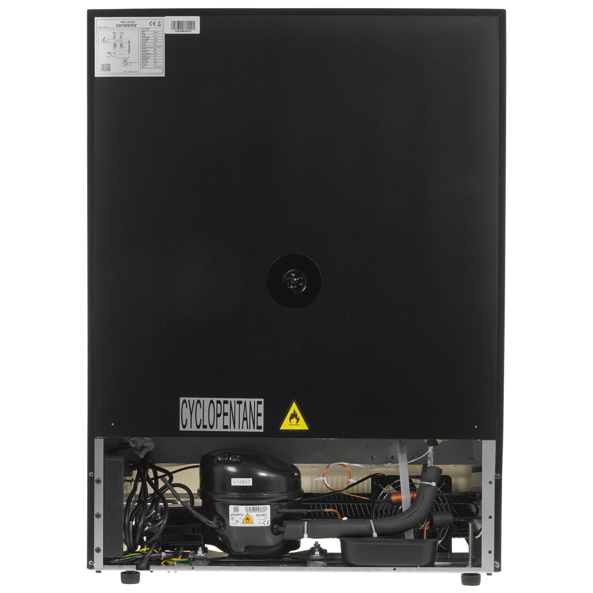 1136081 Винный шкаф Cavanova CV046T серебристый STDN-0074955 - Вид №5