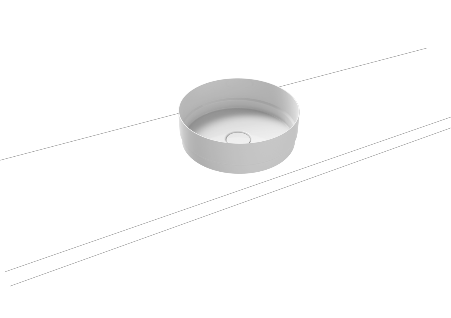 Умывальник KALDEWEI Сталь эмалированная 3191 445 теплый серый 10 3191445 - Вид №1