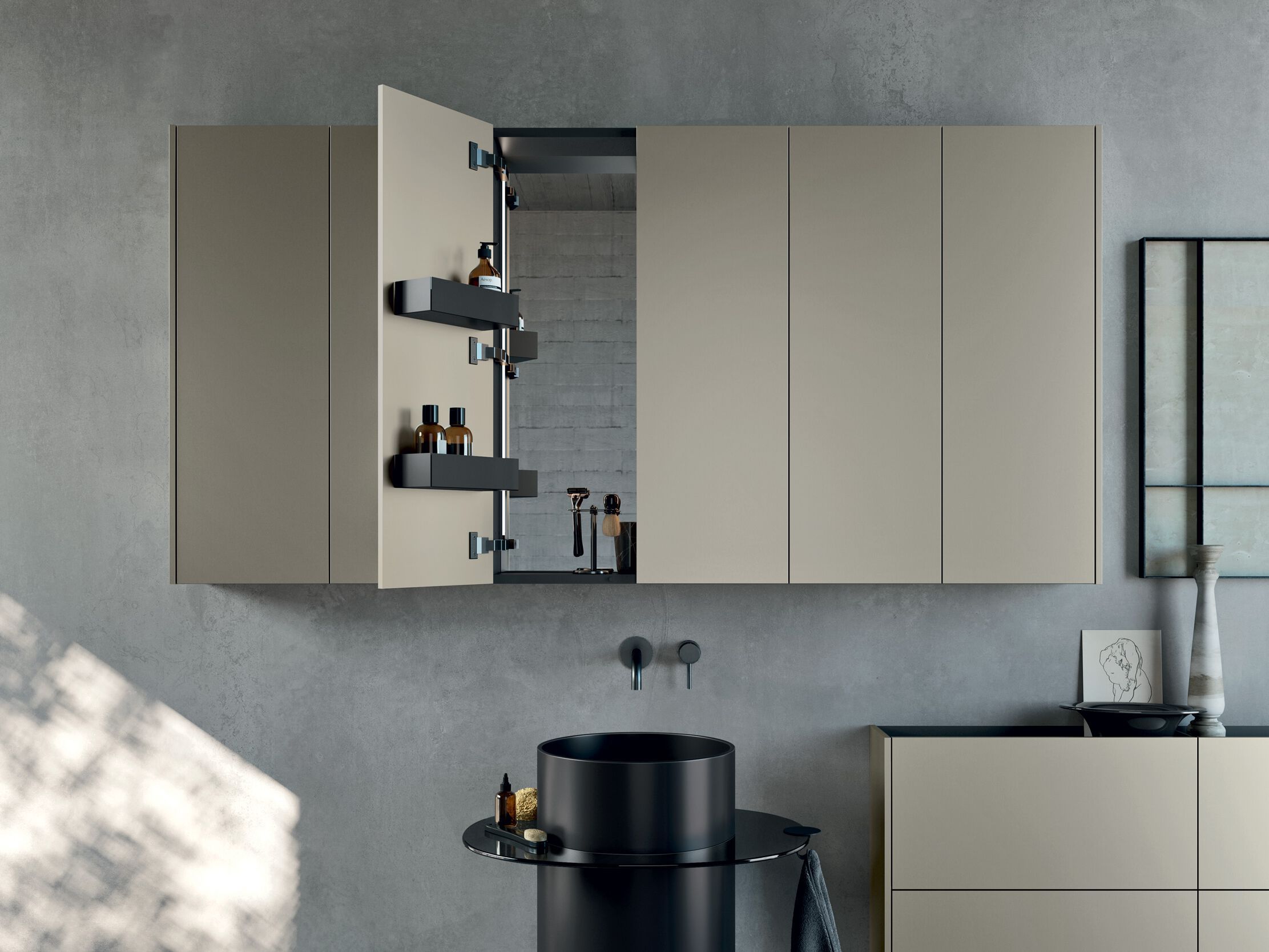 Шкаф для умывальника с настенным креплением Rexa Vision ARCH-00052907