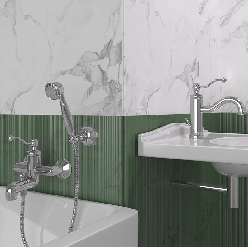 Paini Duomo 88CR105KM смеситель для ванны с аксессуаром - Вид №1