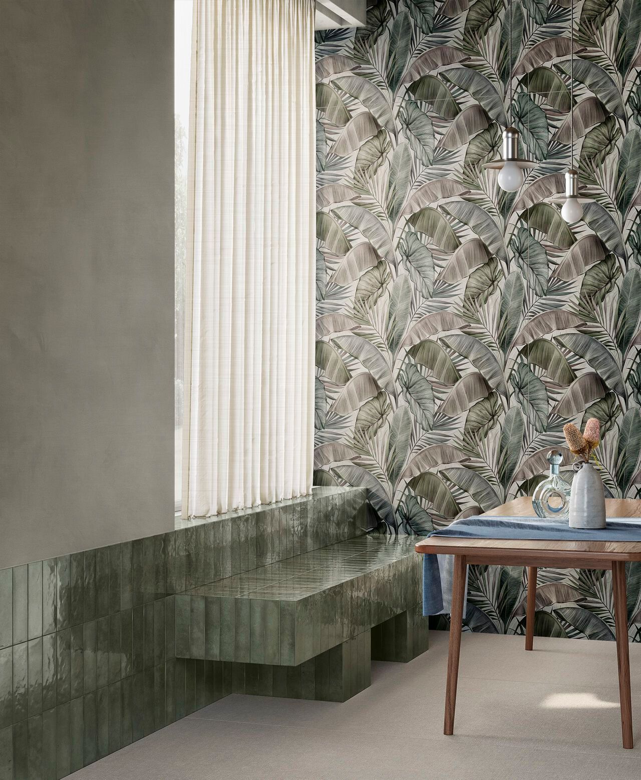 Напольное покрытие из керамогранита с эффектом ткани CERAMICA FONDOVALLE Dream ARCH-00033279 - Вид №1