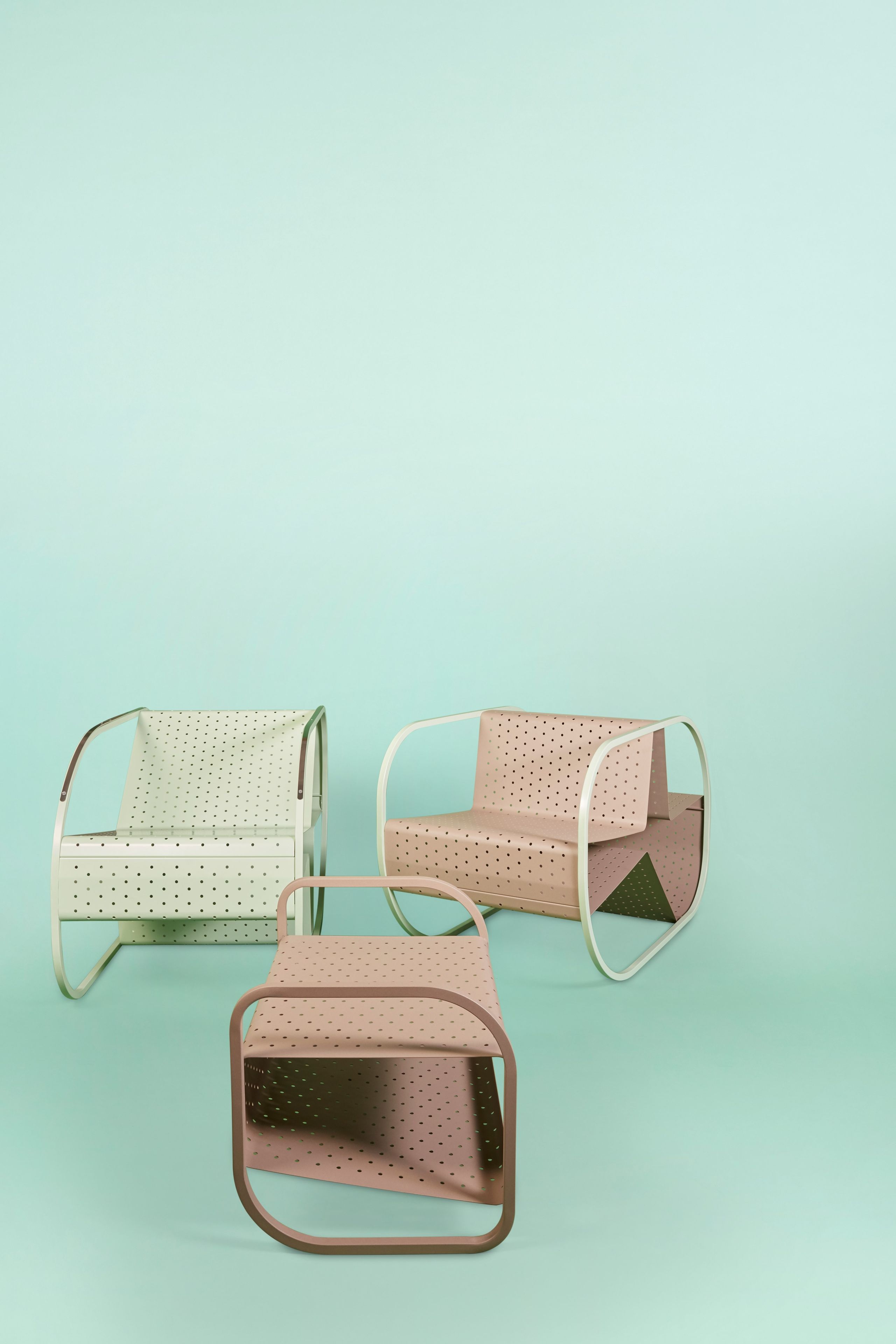 Металлическая подставка для ног / журнальный столик Giacopini Flip ARCH-00101620 - Вид №13