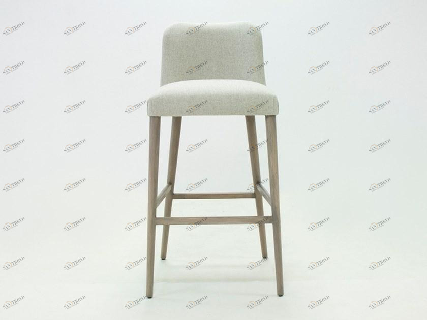 CREARTE COLLECTIONS Высокий табурет из ткани со спинкой и подставкой для ног  85 