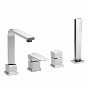 20007 монокомандный смеситель у ванны, четыре отверстия EFFEPI RUBINETTERIE H-uno