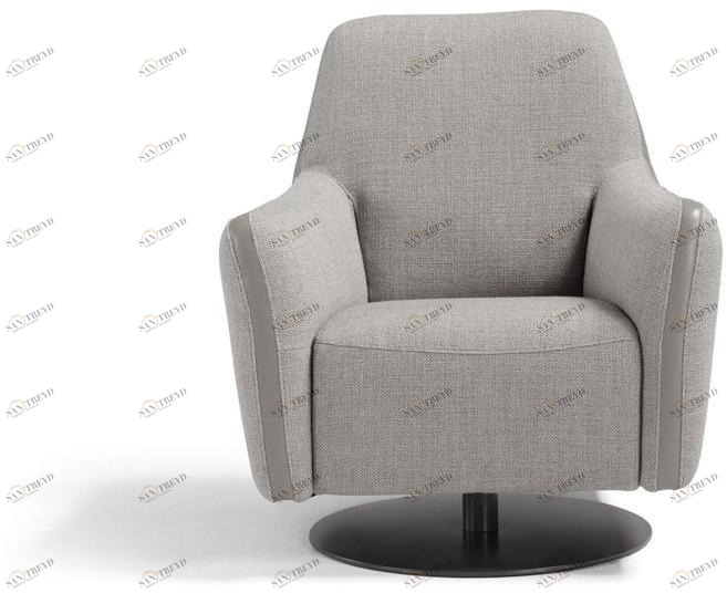 Egoitaliano Вращающееся кресло из ткани с подлокотниками Felicity sun-id-1510534