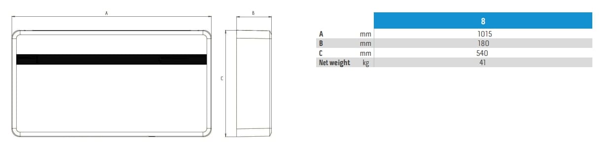 Кондиционер без внешнего блока теплового насоса OLIMPIA SPLENDID кондиционеры без внешнего блока ARCH-00024931 - Вид №4