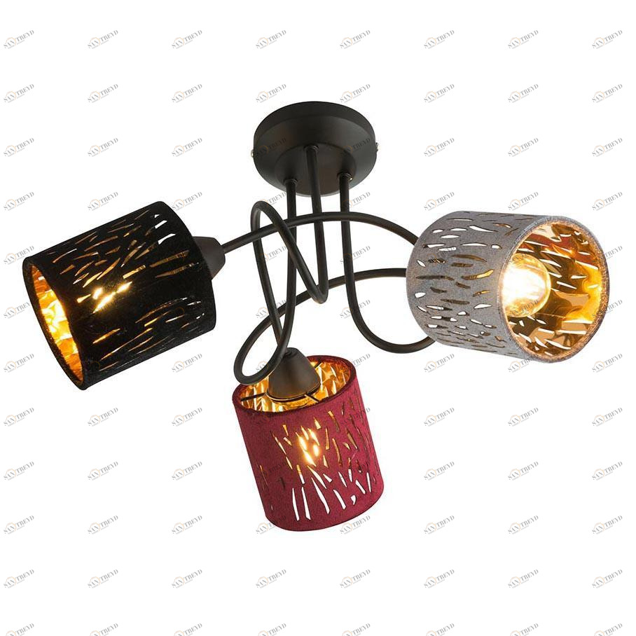 Потолочная люстра Globo Ticon 15266-3D GLOBO TICON 194048 Разноцветный Ceramica Globo 