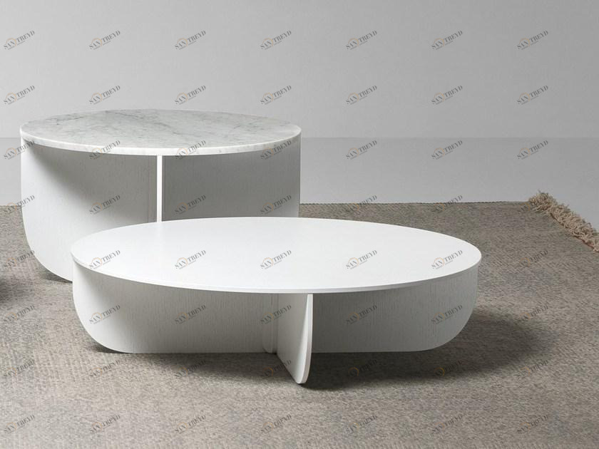 La Cividina Журнальный столик из мрамора для гостиной Mil sun-id-1489037