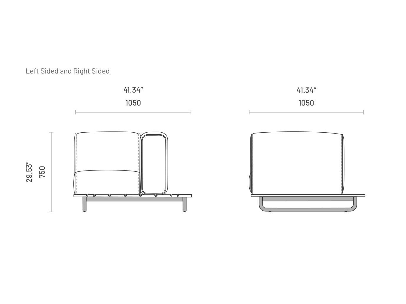 Угловое садовое кресло из ткани Domkapa Copacabana ARCH-00082852 - Вид №8
