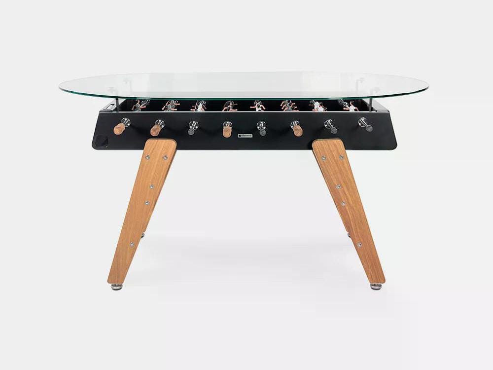 Овальный обеденный стол из стали и ироко со стеклянной столешницей RS Barcelona RS3 WOOD ARCH-00034979 - Вид №11