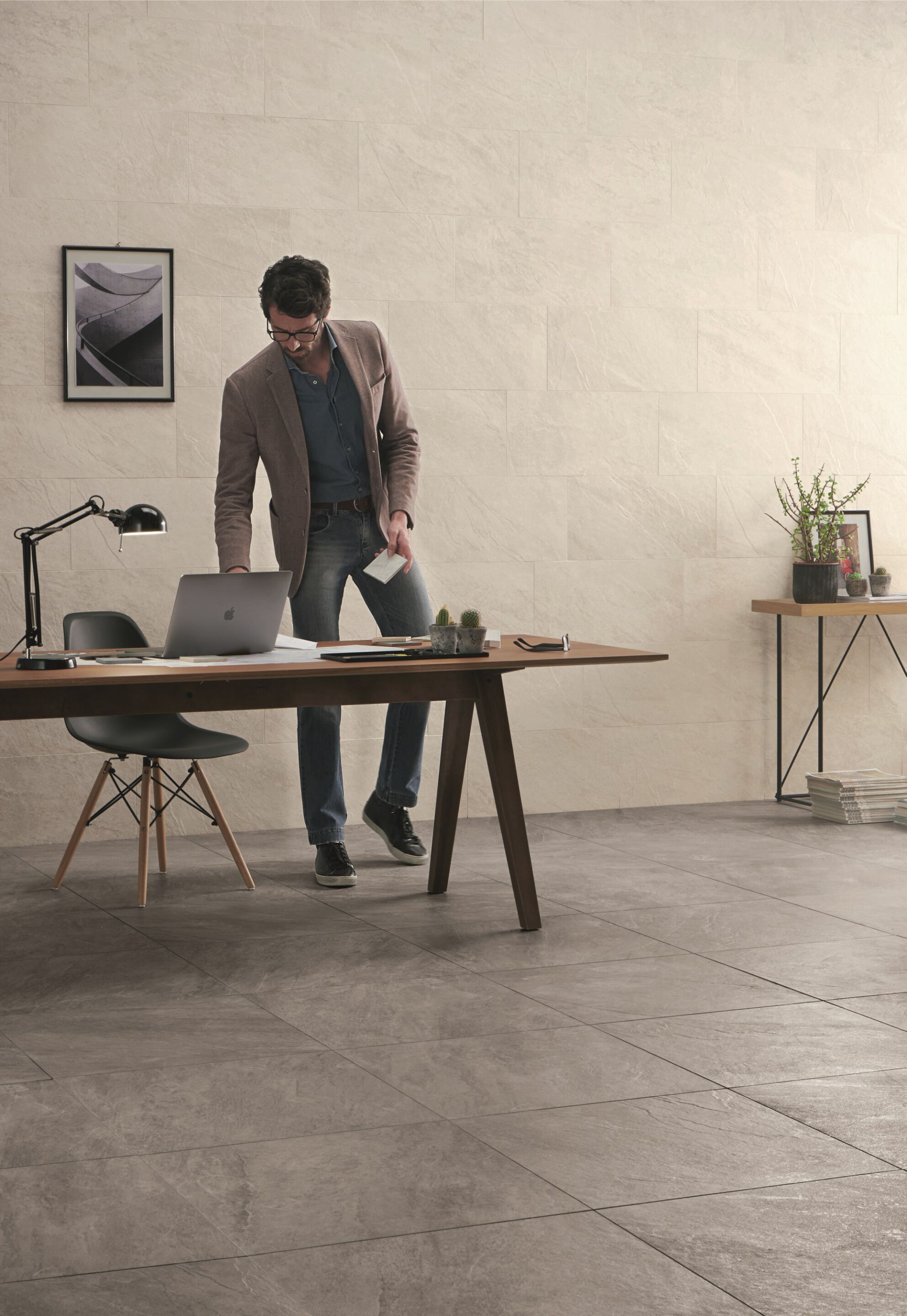 Пол / облицовка керамогранита с эффектом камня для внутреннего и наружного применения Ceramiche Caesar Quartz Essence ARCH-00131257 - Вид №7