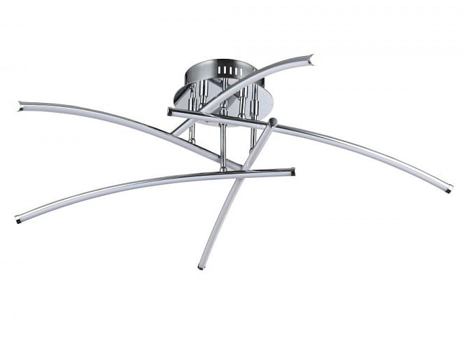 Хромированный металлический светодиодный потолочный светильник Maytoni PLUTO ARCH-00055695
