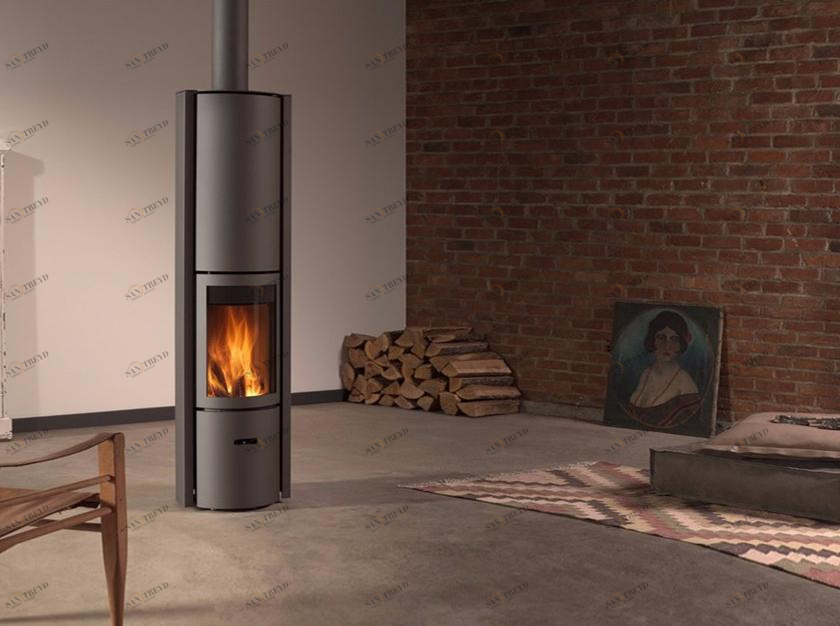 Stûv Вращающаяся дровяная печь из нержавеющей стали с накоплением Stûv 30 compact sun-id-1478604