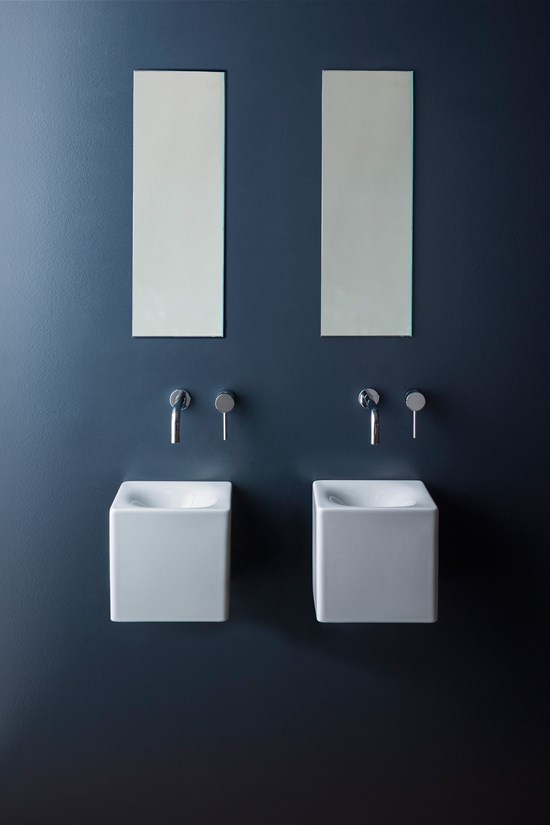 1521 Scarabeoceramica Умывальник 24x24 Cube Santreyd - Вид №1