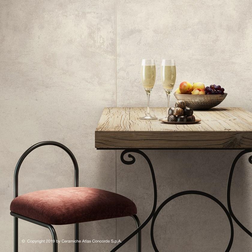 Atlas Concorde Белая плитка для стен с эффектом бетона Raw sun-id-1483334 - Вид №37