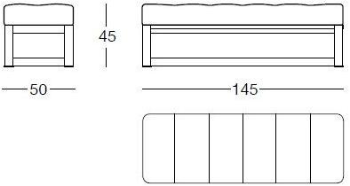 Longhi Мягкая бархатная скамейка Loveluxe 2016 – vanity collection X 425 - Вид №3
