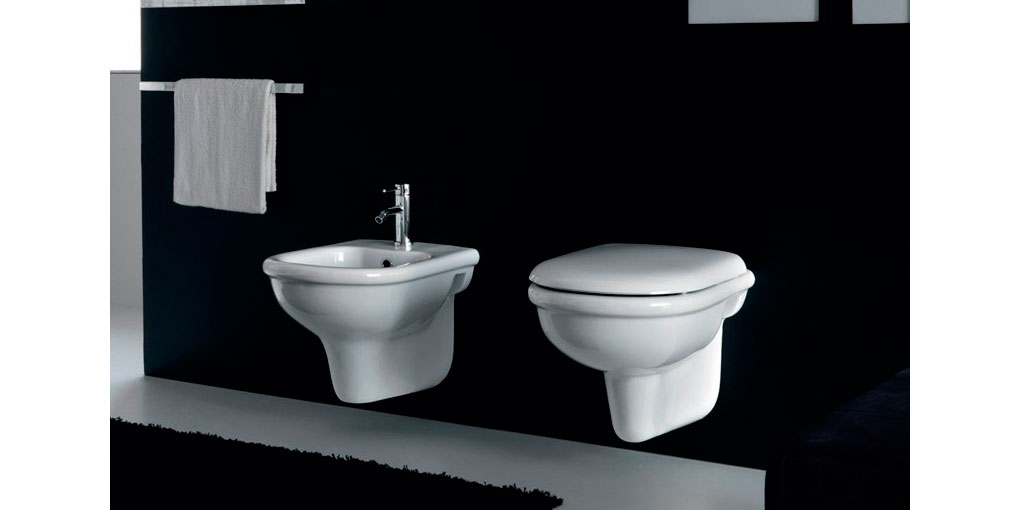 PLW10 Подвесной унитаз настенный Белый Ceramica Hidra PLUVIA Италия - Вид №3