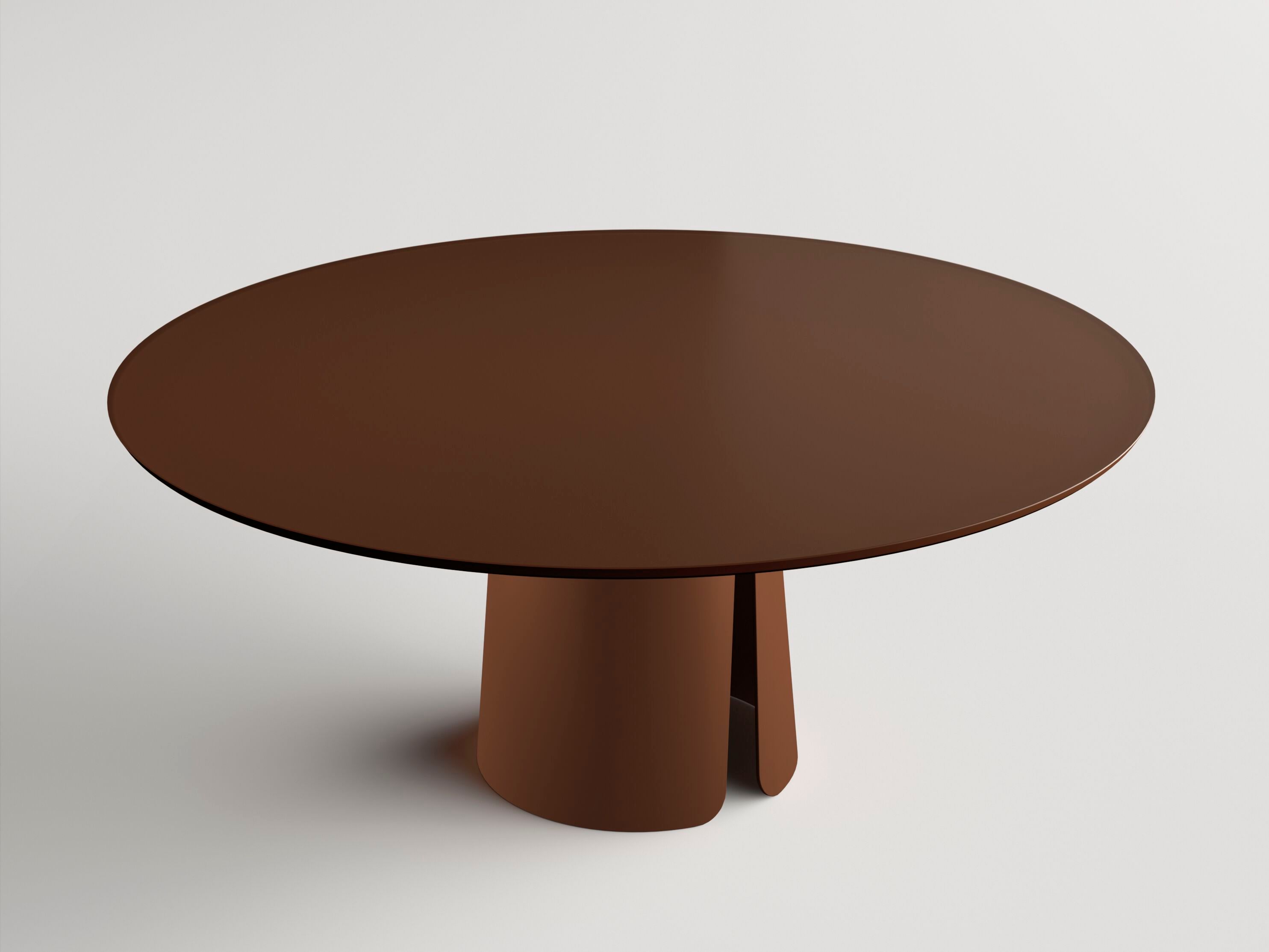 Круглый стол из закаленного стекла Tonelli Design Wiston ARCH-00046832