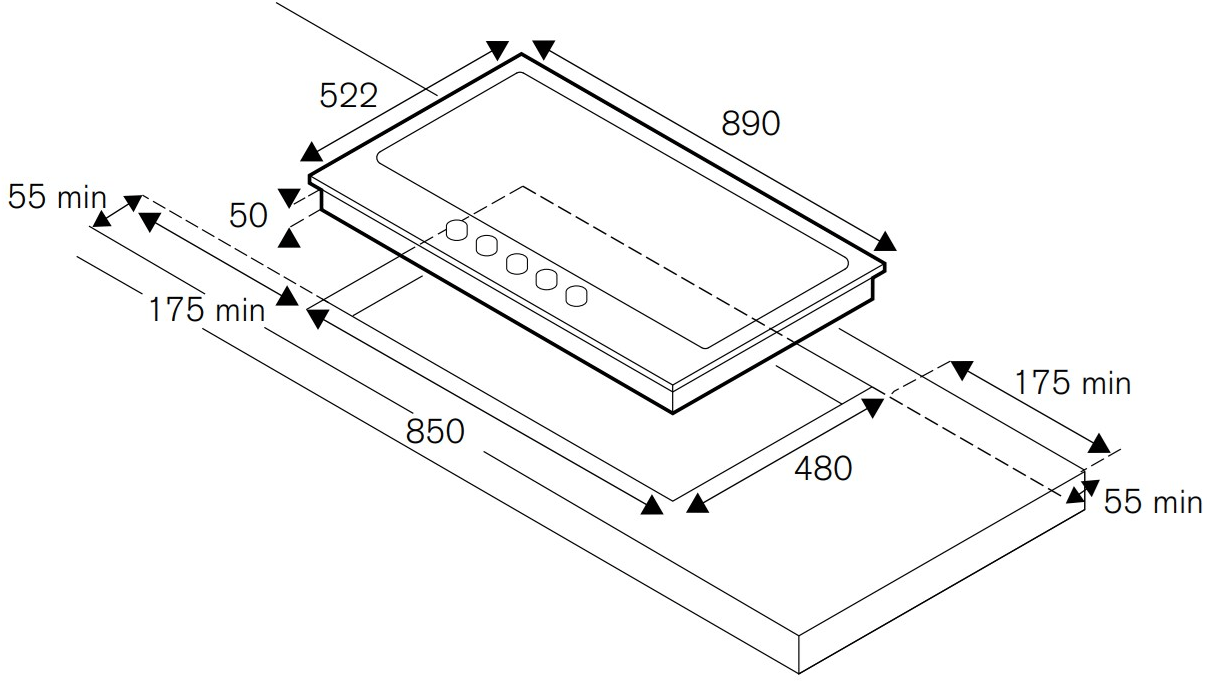 Bertazzoni Газовая встраиваемая плита из стали Heritage sun-id-1346634 - Вид №3