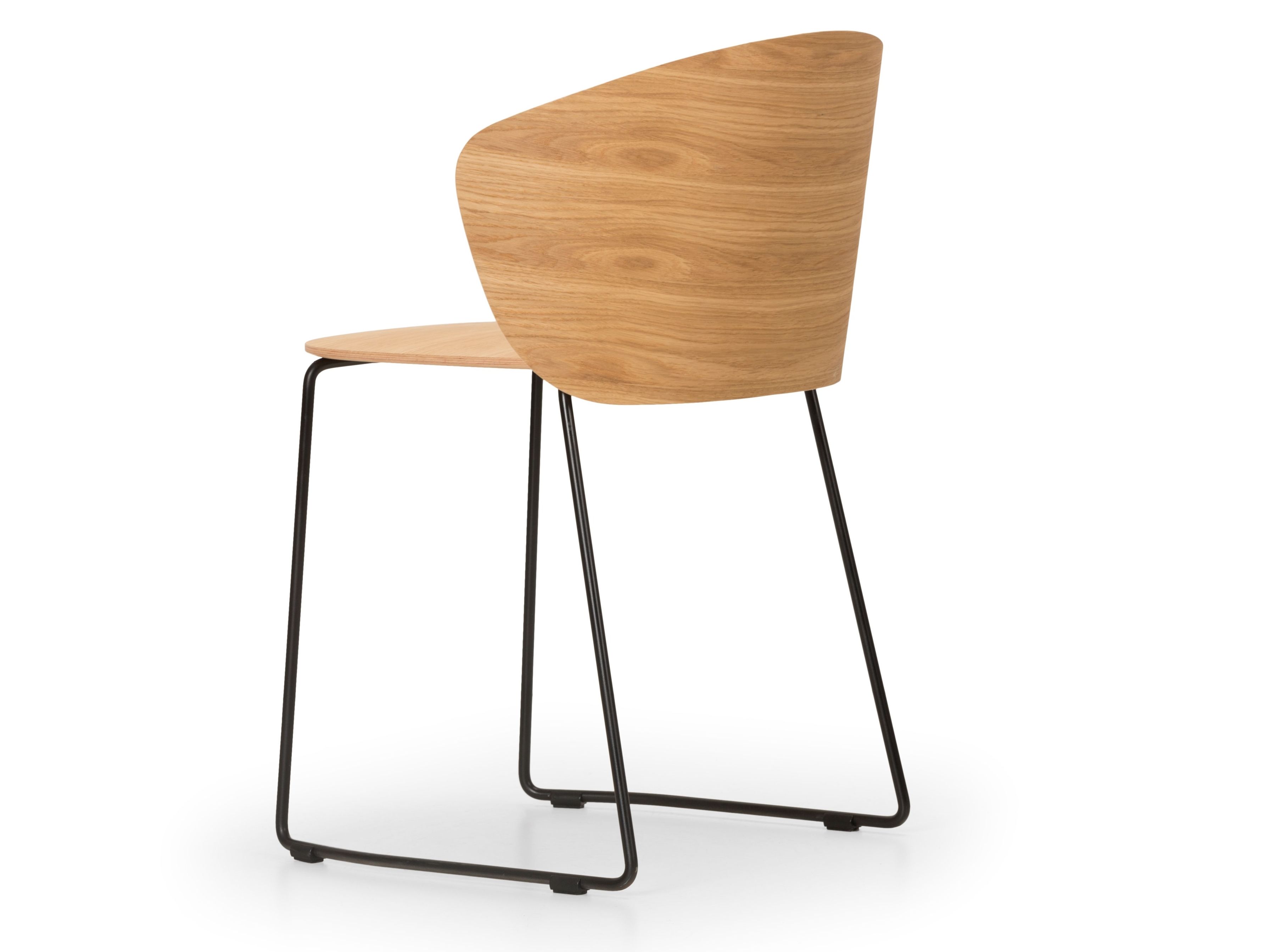 Штабелируемый стул из стали и дерева True Design Not Wood ARCH-00028594 - Вид №3