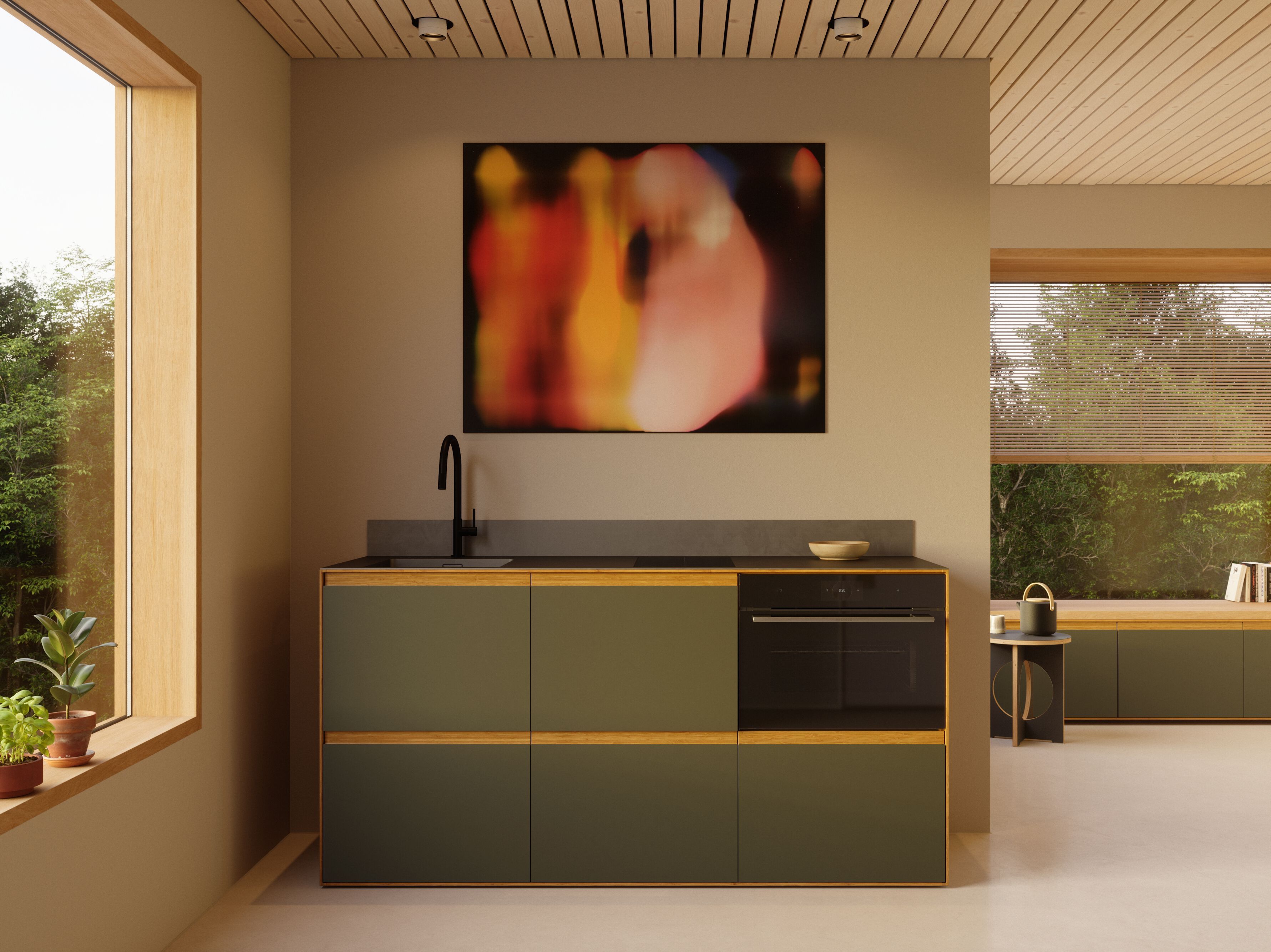 Встроенная кухня Neuvermoebelt TINY KITCHEN "HOME" ARCH-00110043 - Вид №1