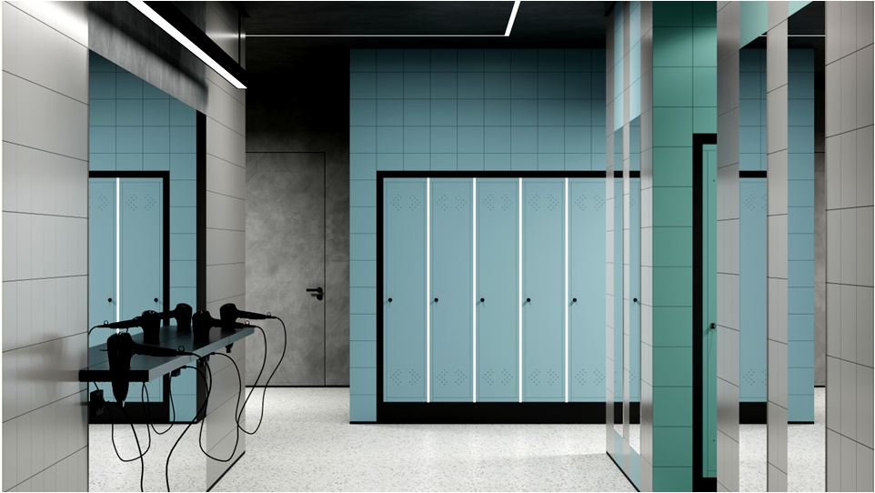 Плитка керамическая Axima Вегас 20x20 см голубая матовая для ванной 86353914 STLM-0068027 - Вид №2