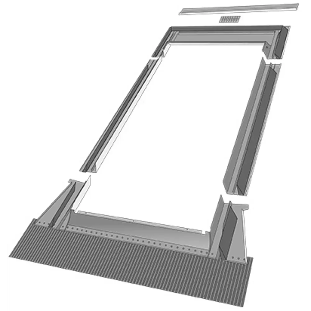 87506806 Оклад для окна Fakro EZV для FTP (CH) 78x118 см коричневый STLM-0904063 