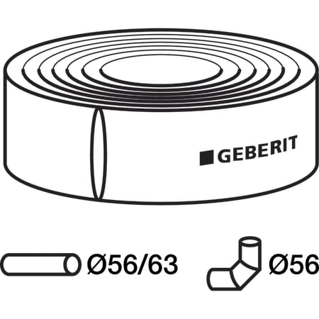 310.921.00.1 Звукоизолирующий рукав Geberit из ПЭ Geberit  - Вид №8