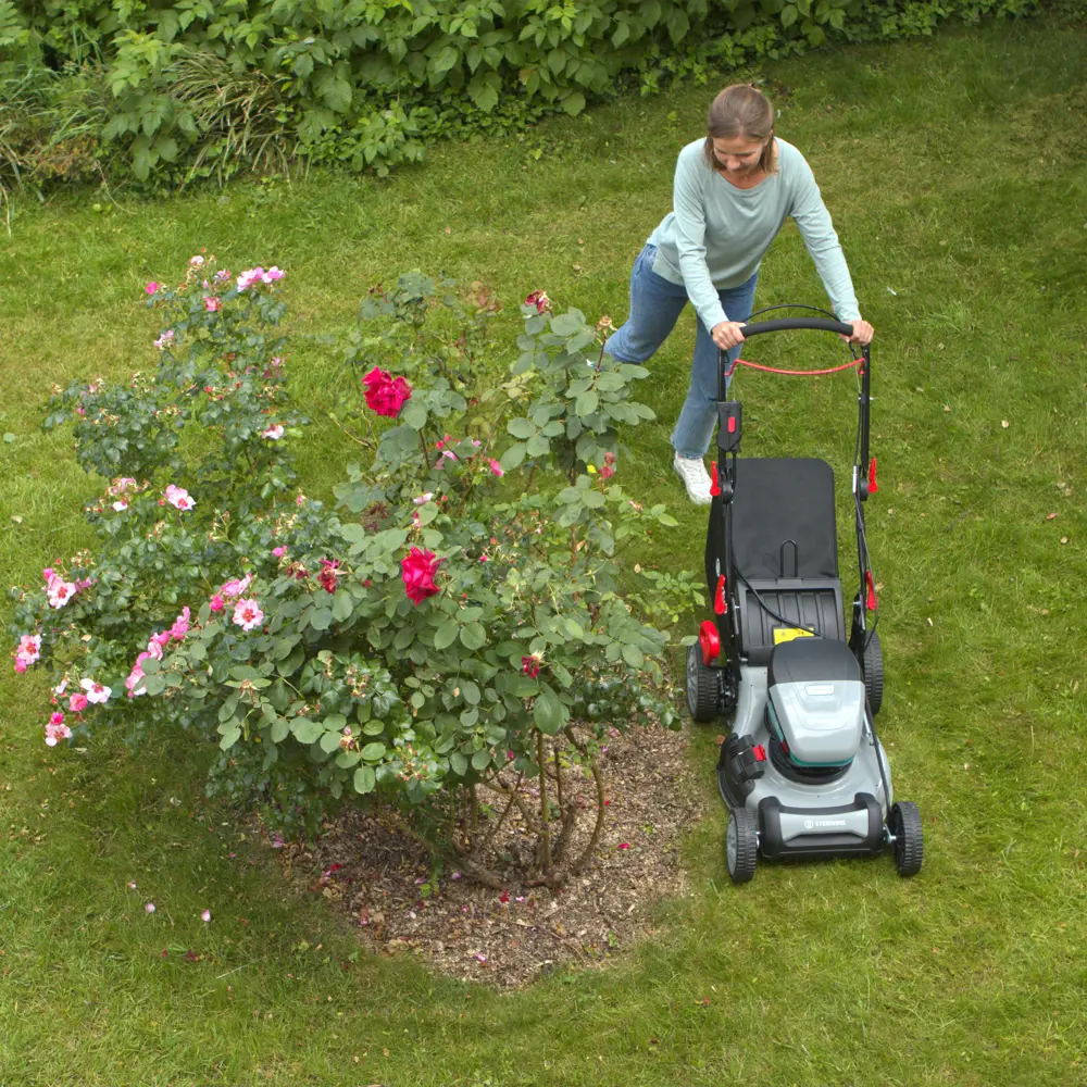 Аккумуляторная газонокосилка STERWINS UP 40V с функцией мульчирования 84491626 STLM-0050582 - Вид №17
