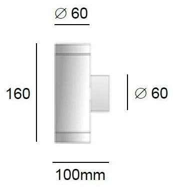 Terzo Light Бра для наружного освещения с прямым и отраженным светом  C777.gu  - Вид №6