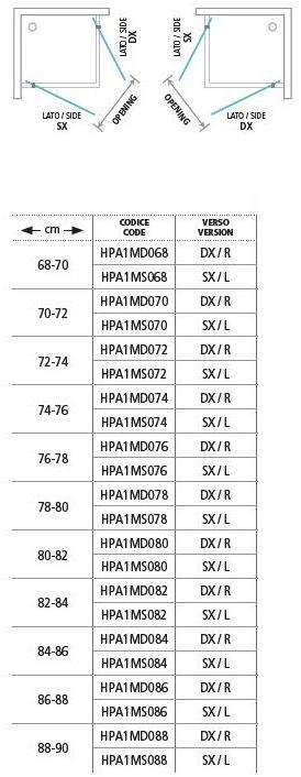 Gruppo Geromin Угловой душевой бокс с двумя распашными дверцами Flow sun-id-1445028 - Вид №1