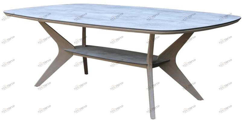 Les jardins Прямоугольный деревянный садовый стол Selva Ta08000