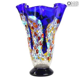 4851 ORIGINALMURANOGLASS Ваза красная Тюльпан Tulipano - муранское стекло OMG 15 см