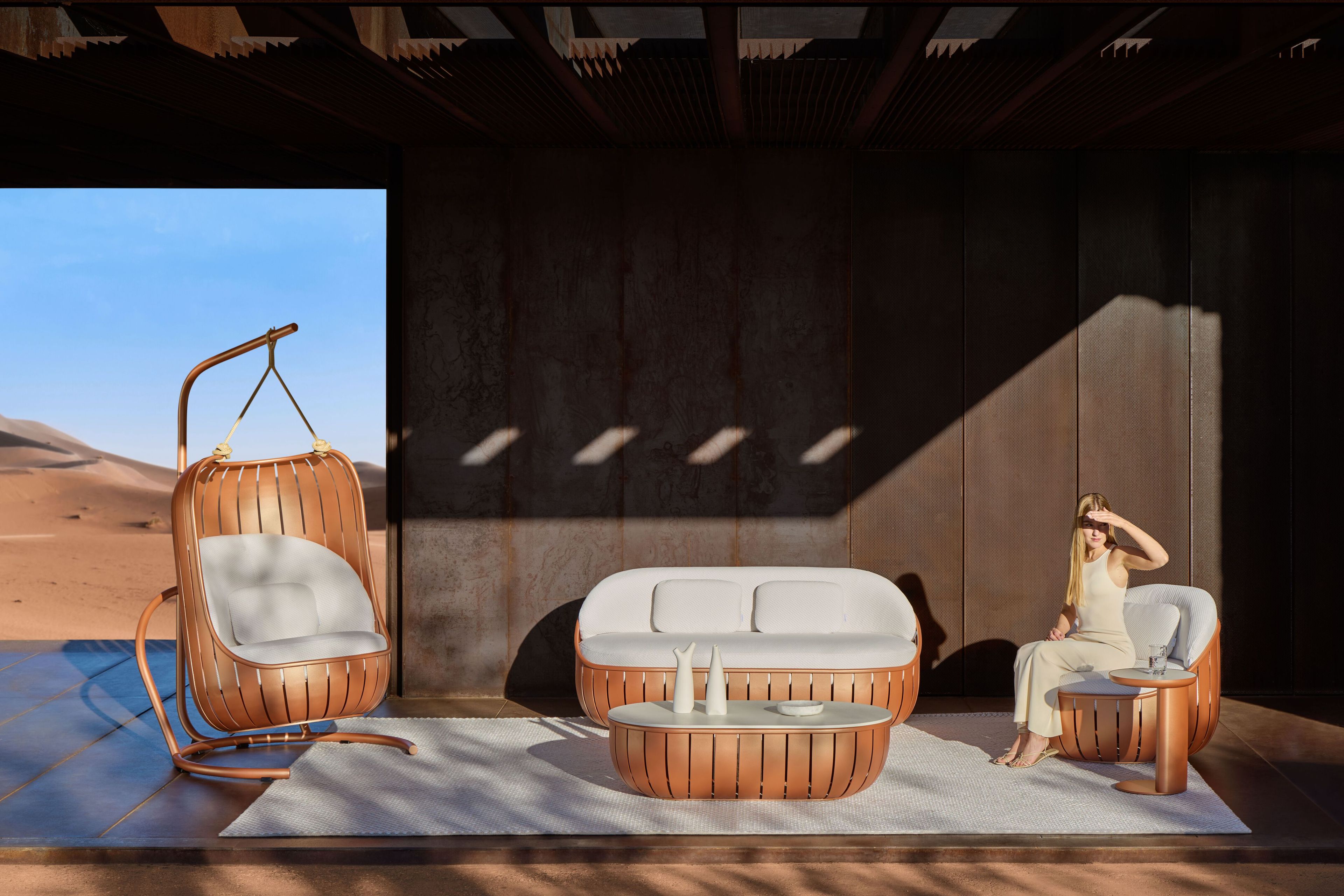 2-местный алюминиевый садовый диван GANDIABLASCO Арена ARCH-00119805 - Вид №4