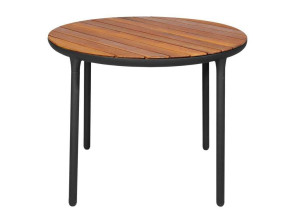 Круглый стол из тикового дерева